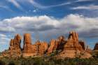 The Windows, Arches National Park, Utah, USA. Art Print